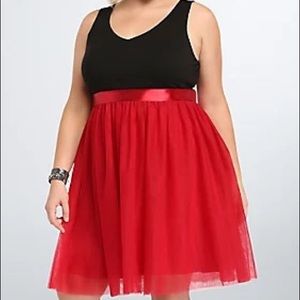 Torrid V-Neck Tulle Dress